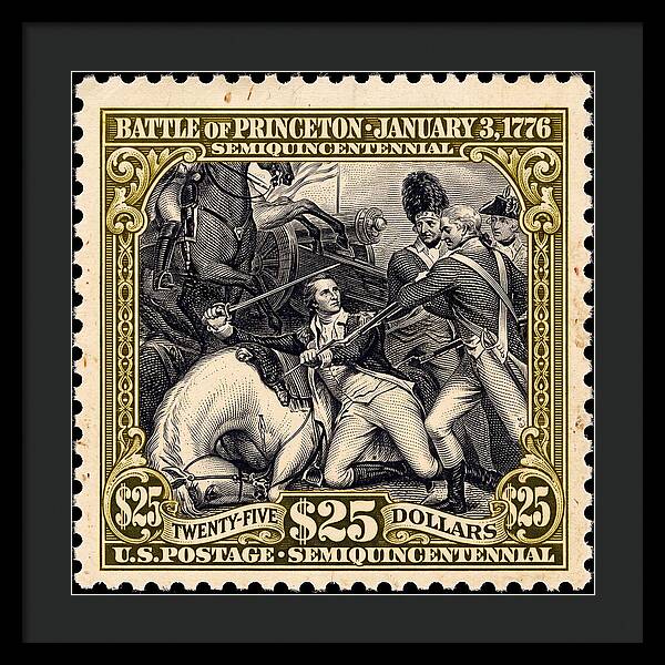 Battle of Princeton $25 - Framed Print