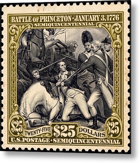 Battle of Princeton $25 - Metal Print