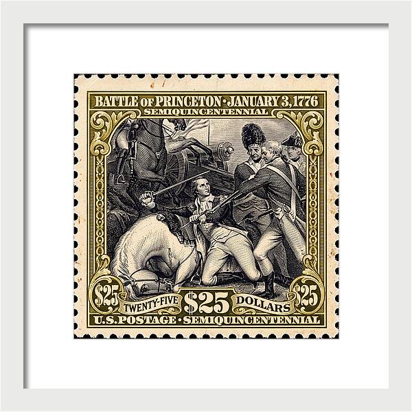 Battle of Princeton $25 - Framed Print