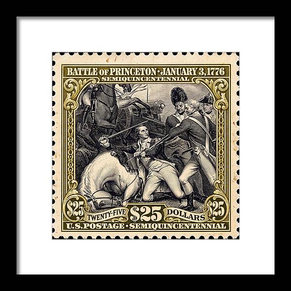 Battle of Princeton $25 - Framed Print
