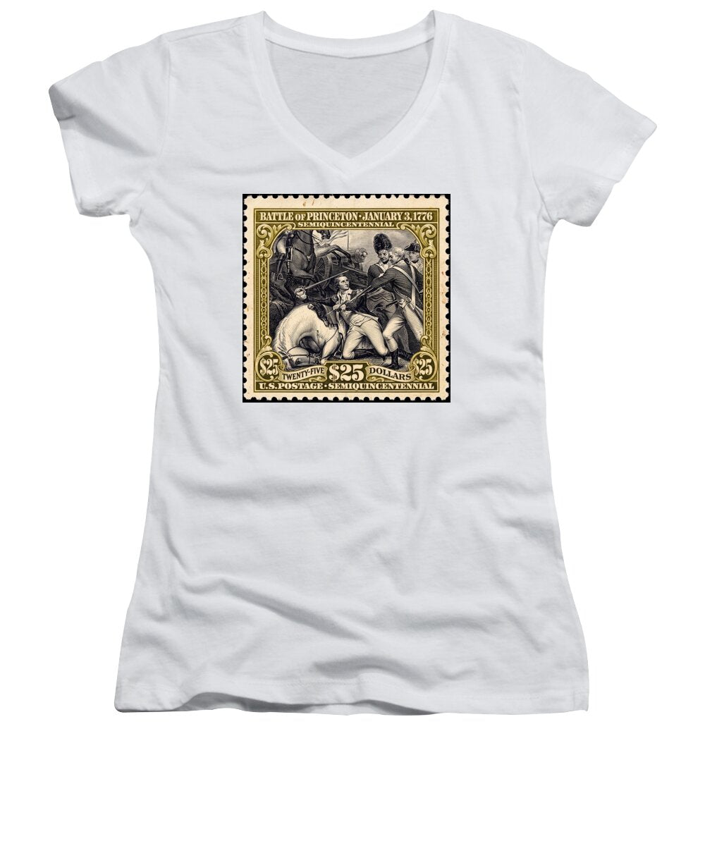 Battle of Princeton $25 - Women's V-Neck