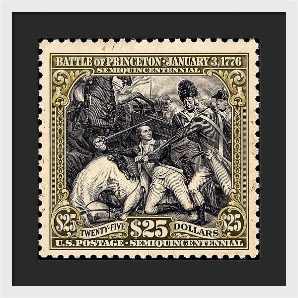 Battle of Princeton $25 - Framed Print