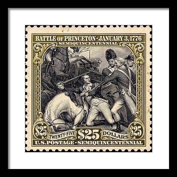 Battle of Princeton $25 - Framed Print