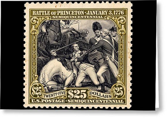 Battle of Princeton $25 - Greeting Card