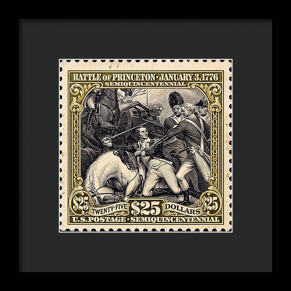 Battle of Princeton $25 - Framed Print
