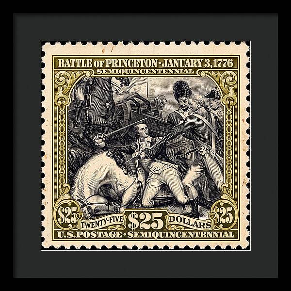 Battle of Princeton $25 - Framed Print