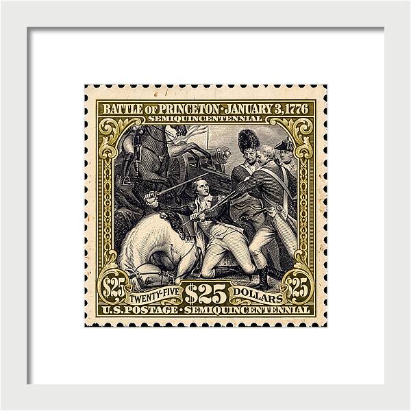 Battle of Princeton $25 - Framed Print
