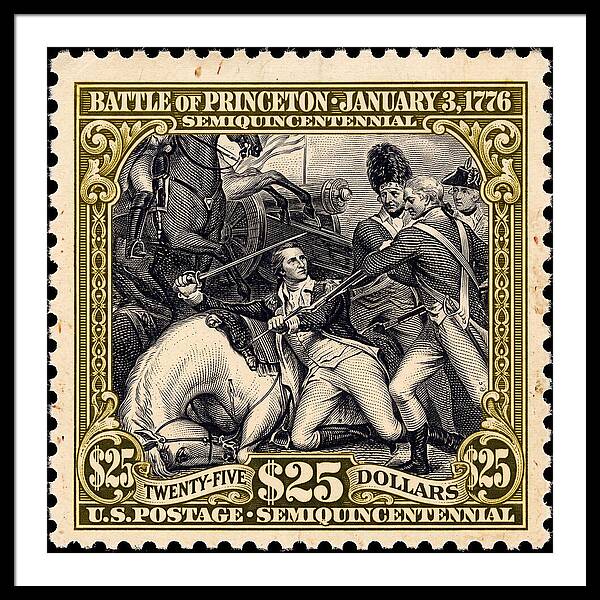 Battle of Princeton $25 - Framed Print