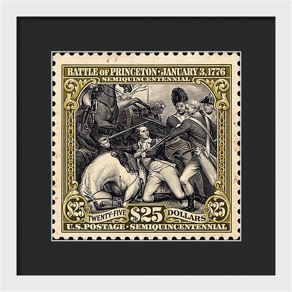 Battle of Princeton $25 - Framed Print
