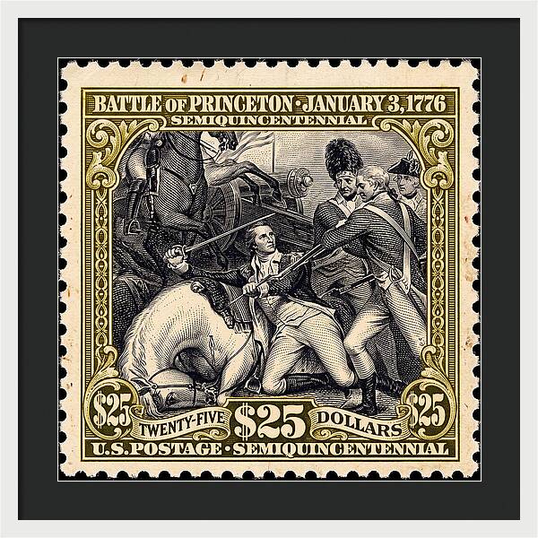 Battle of Princeton $25 - Framed Print