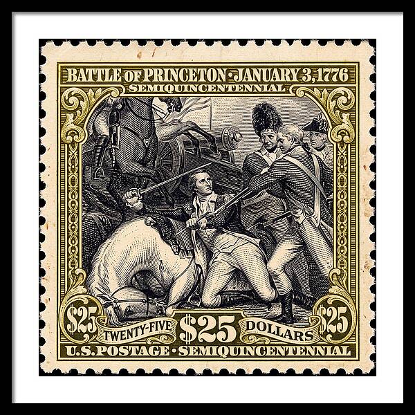 Battle of Princeton $25 - Framed Print