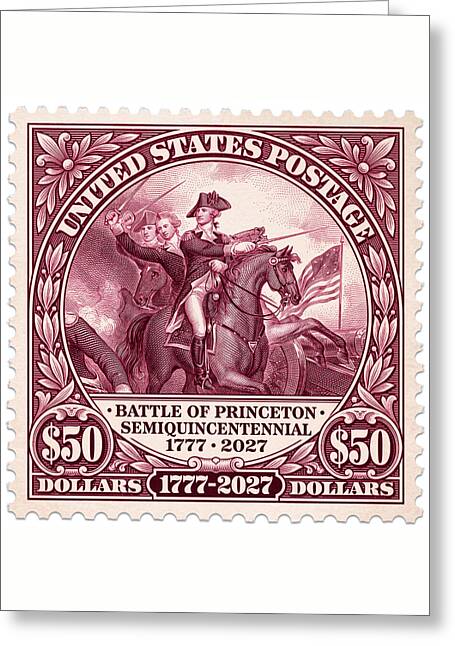 Battle of Princeton $50 - Greeting Card