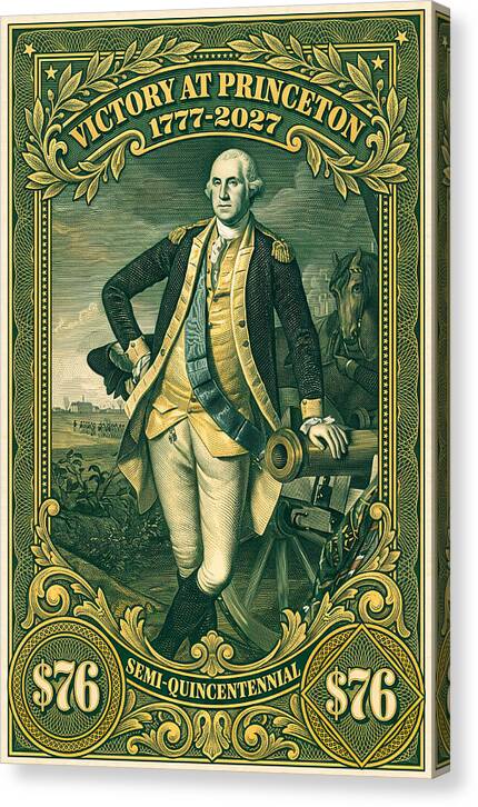 Battle of Princeton $76 - Canvas Print