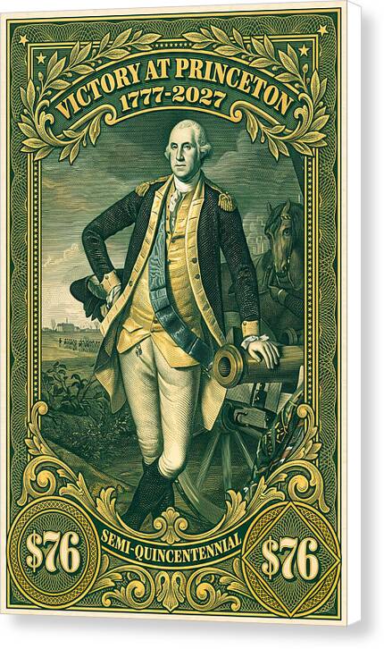 Battle of Princeton $76 - Canvas Print