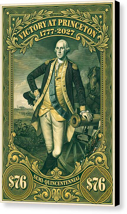 Battle of Princeton $76 - Canvas Print
