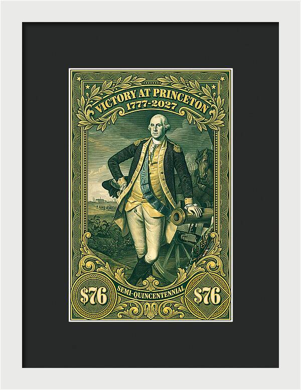 Battle of Princeton $76 - Framed Print
