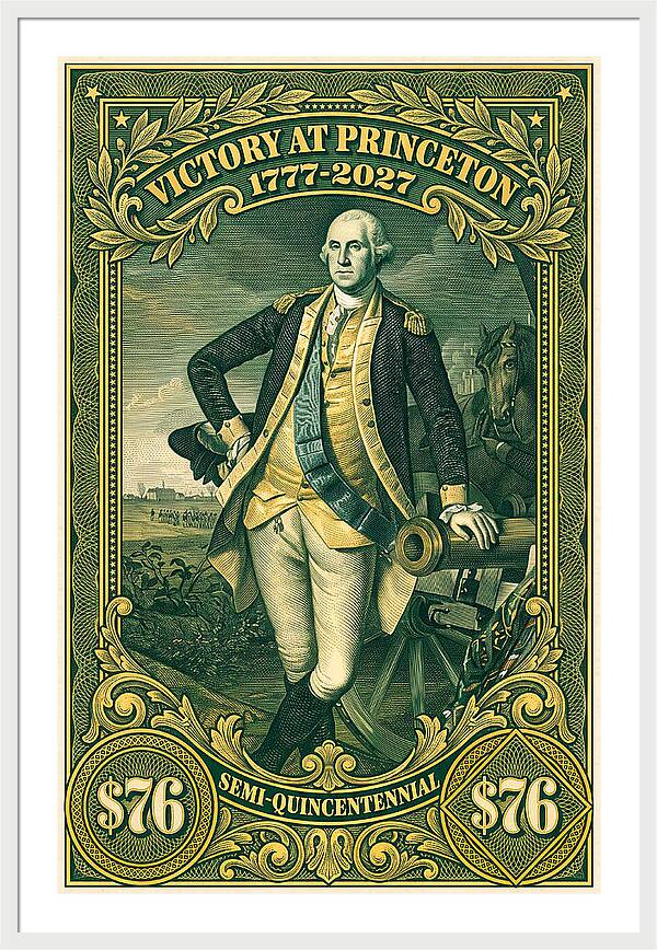 Battle of Princeton $76 - Framed Print