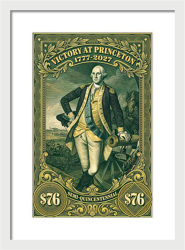 Battle of Princeton $76 - Framed Print