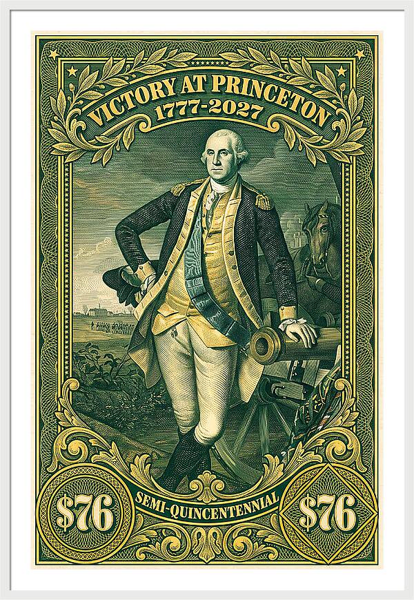 Battle of Princeton $76 - Framed Print
