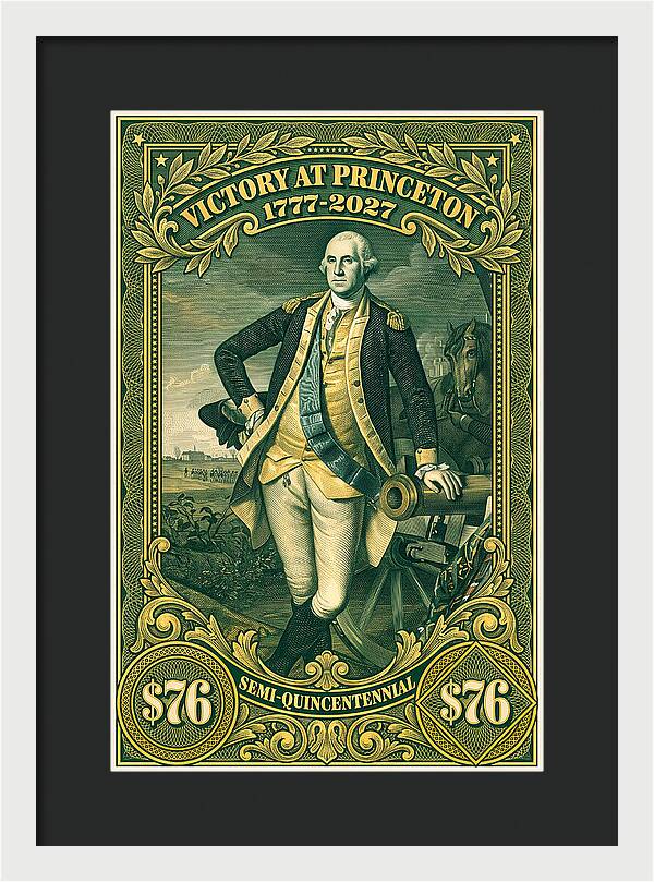 Battle of Princeton $76 - Framed Print