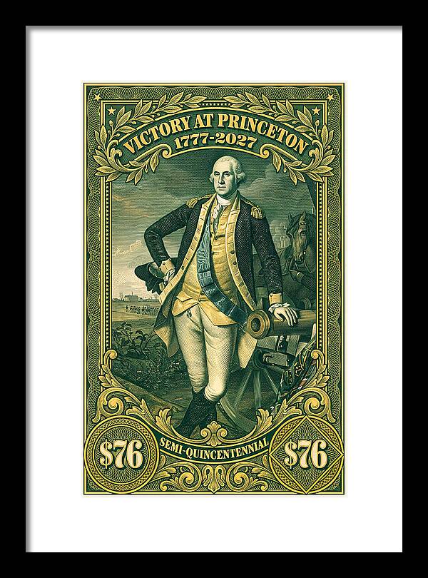 Battle of Princeton $76 - Framed Print