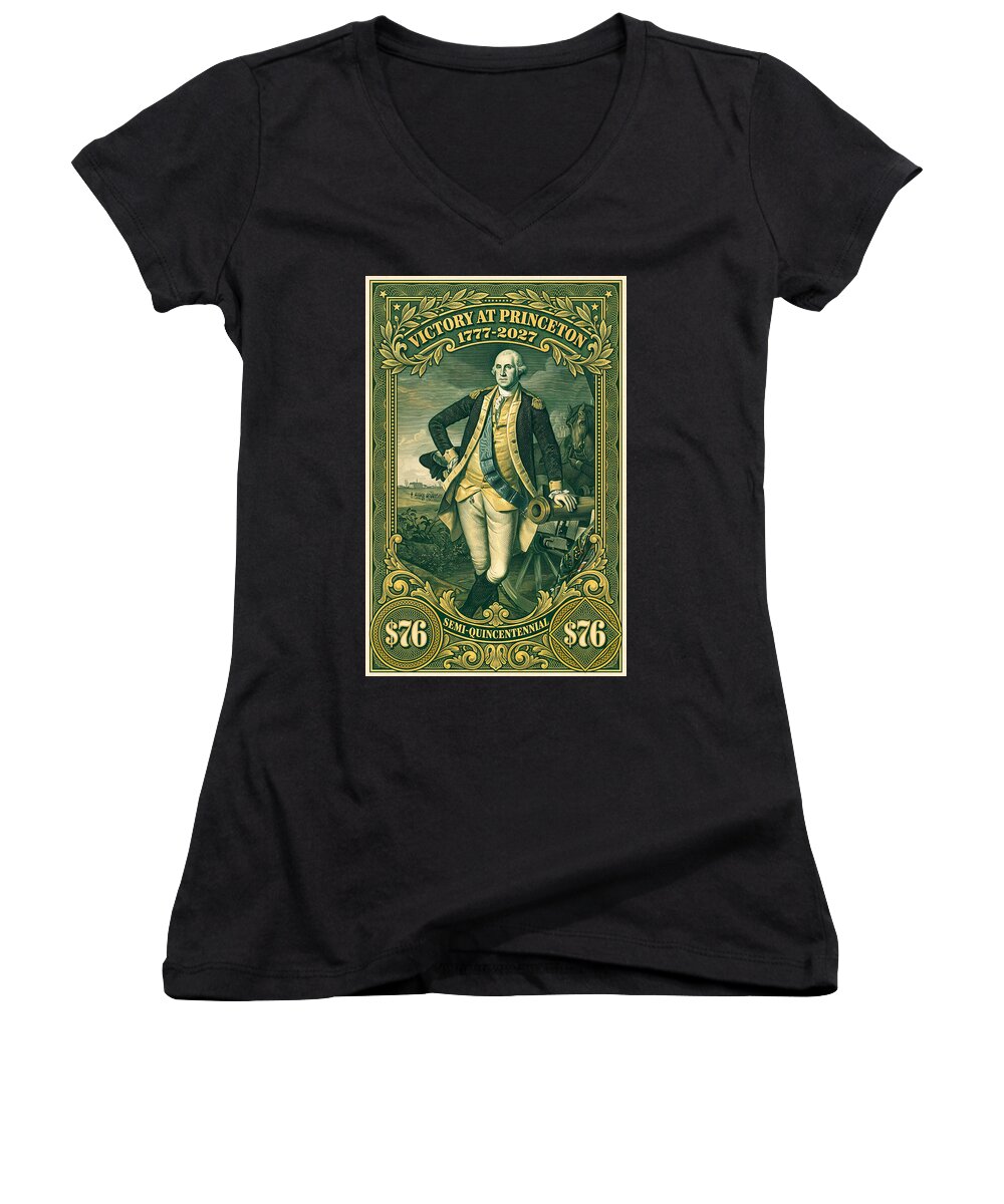 Battle of Princeton $76 - Women's V-Neck