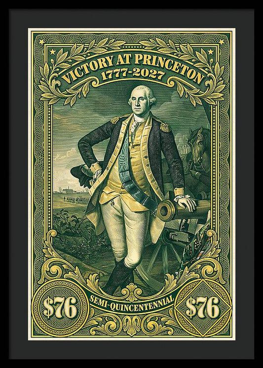 Battle of Princeton $76 - Framed Print