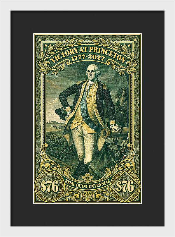Battle of Princeton $76 - Framed Print