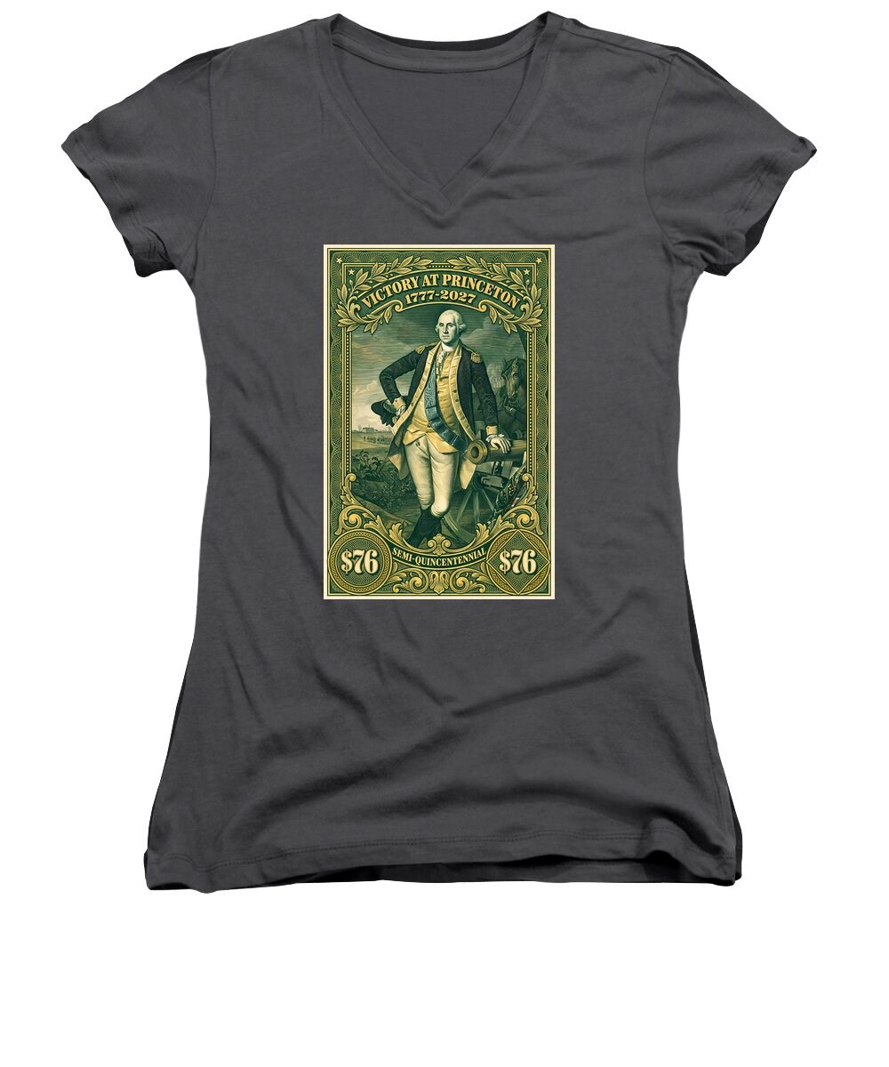 Battle of Princeton $76 - Women's V-Neck