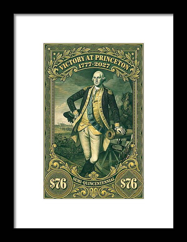 Battle of Princeton $76 - Framed Print