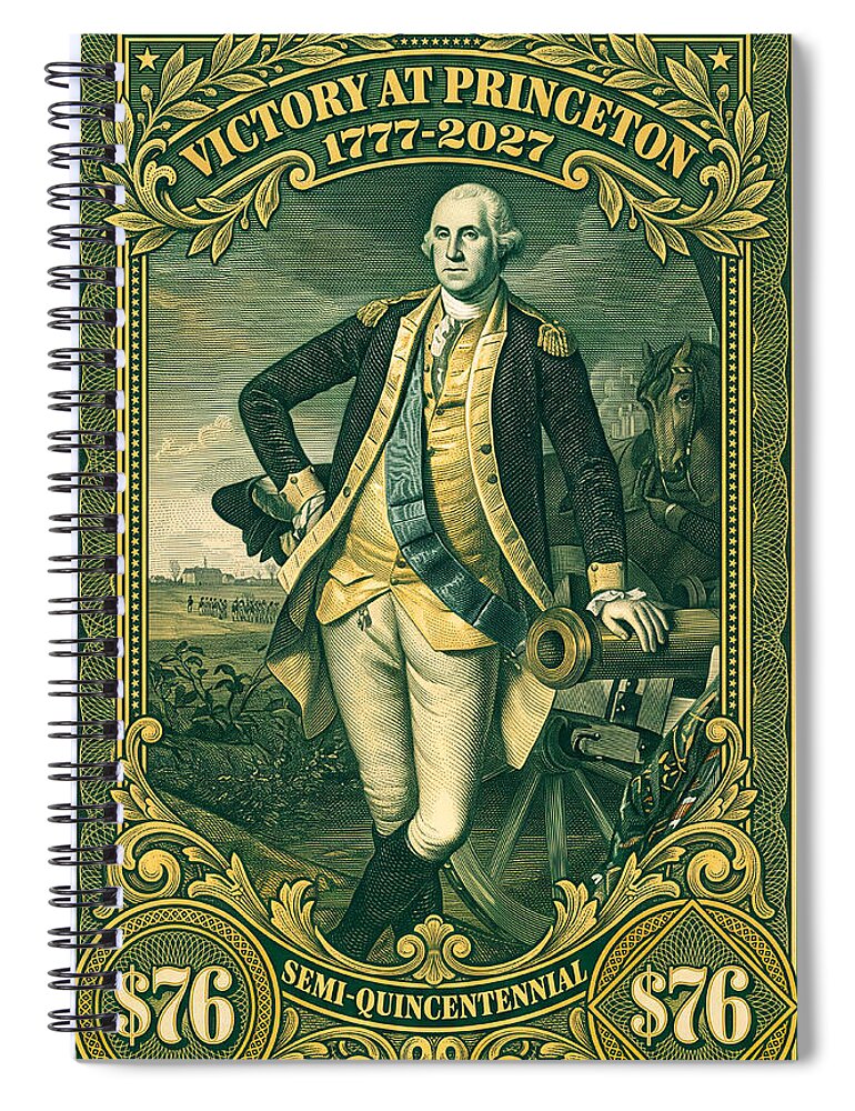 Battle of Princeton $76 - Spiral Notebook