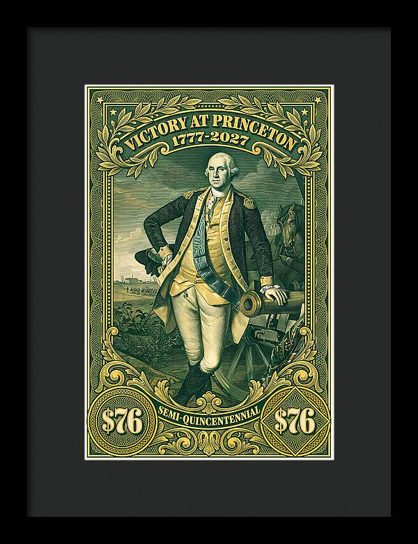 Battle of Princeton $76 - Framed Print