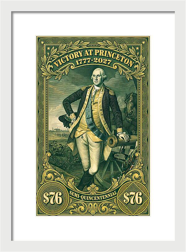 Battle of Princeton $76 - Framed Print