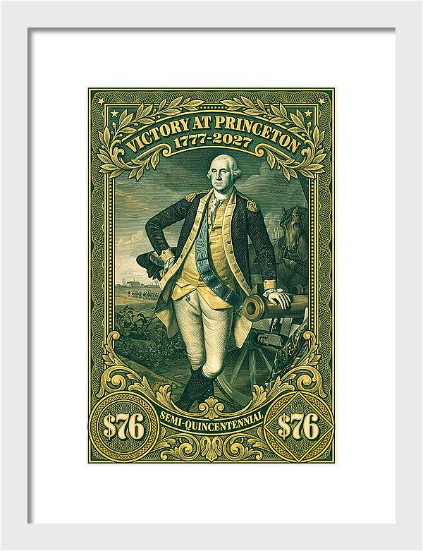 Battle of Princeton $76 - Framed Print
