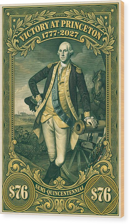 Battle of Princeton $76 - Wood Print