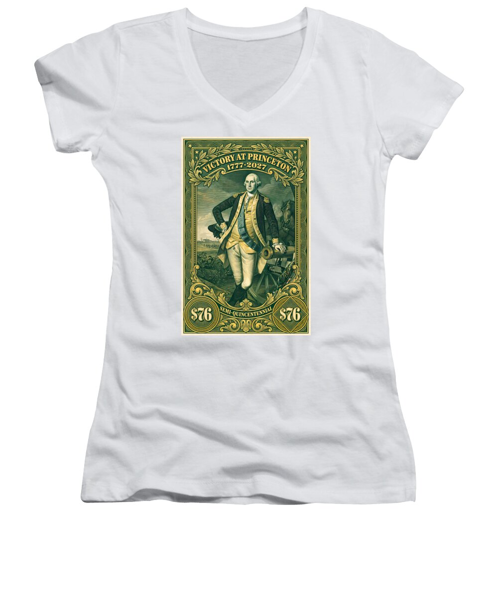 Battle of Princeton $76 - Women's V-Neck