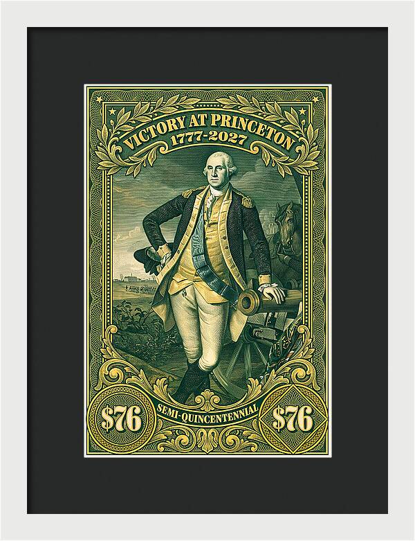 Battle of Princeton $76 - Framed Print