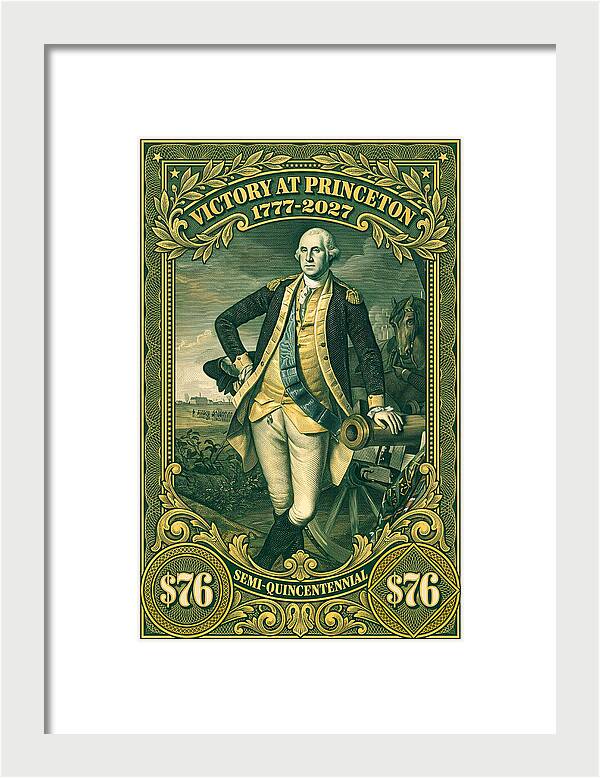 Battle of Princeton $76 - Framed Print