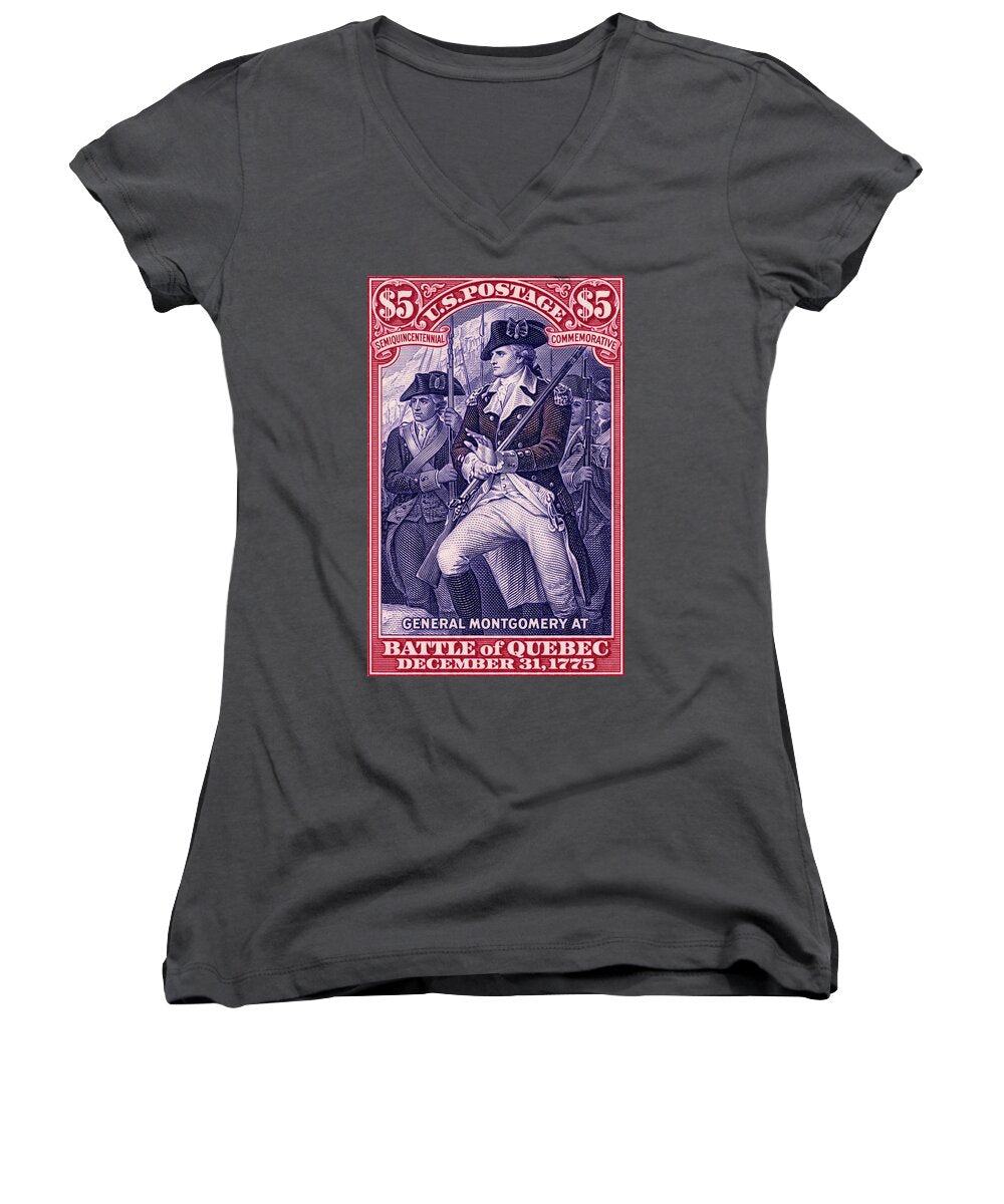 Battle of Quebec $5 - Women's V-Neck