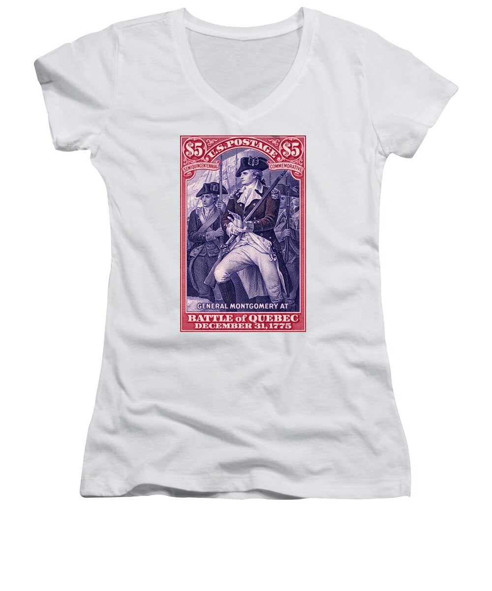 Battle of Quebec $5 - Women's V-Neck