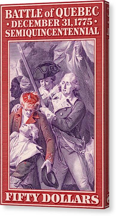 Battle of Quebec $50 - Canvas Print