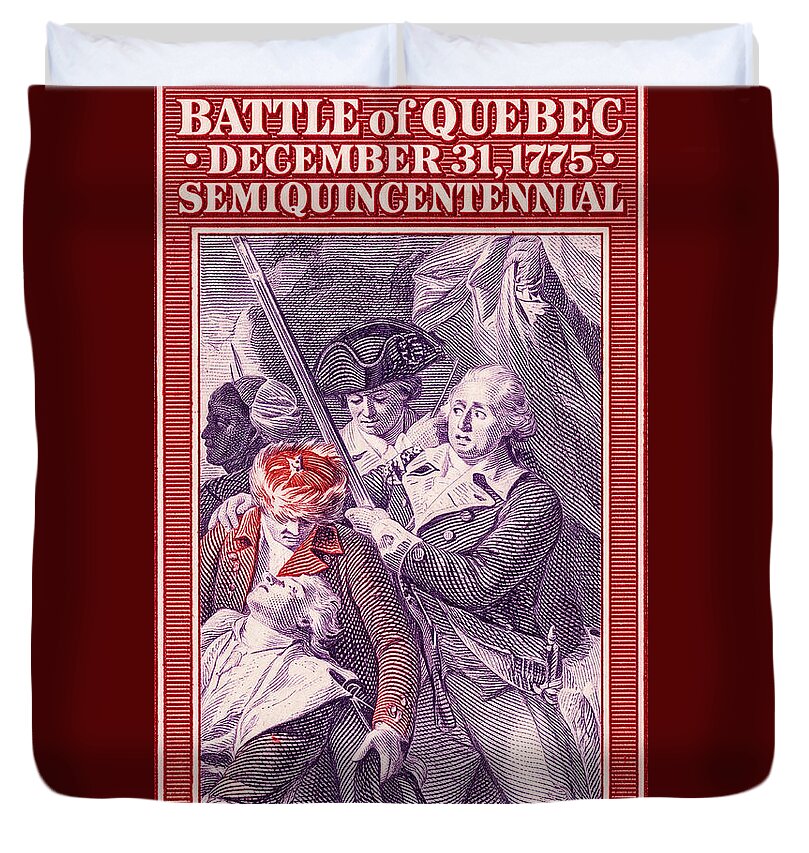 Battle of Quebec $50 - Duvet Cover