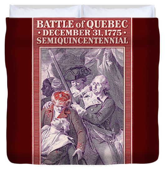 Battle of Quebec $50 - Duvet Cover