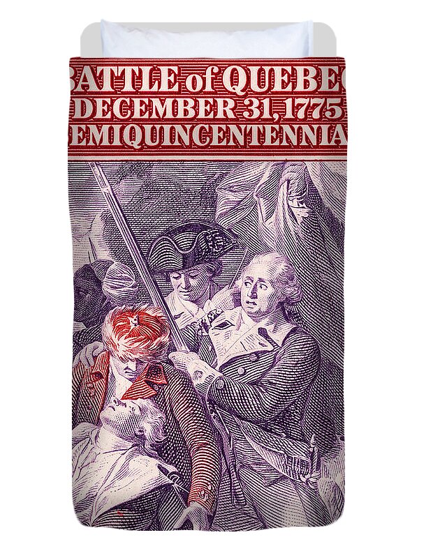 Battle of Quebec $50 - Duvet Cover