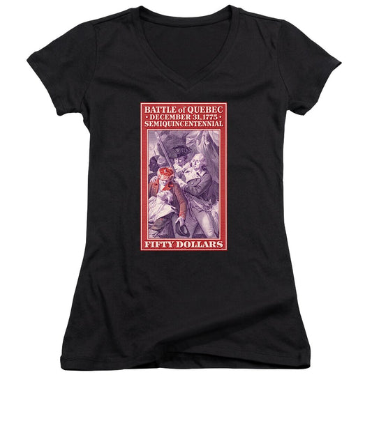 Battle of Quebec $50 - Women's V-Neck