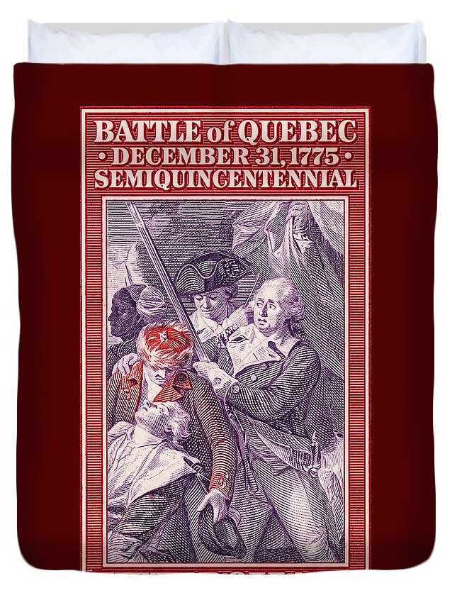Battle of Quebec $50 - Duvet Cover