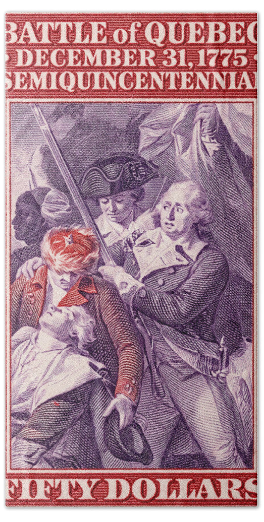 Battle of Quebec $50 - Bath Towel