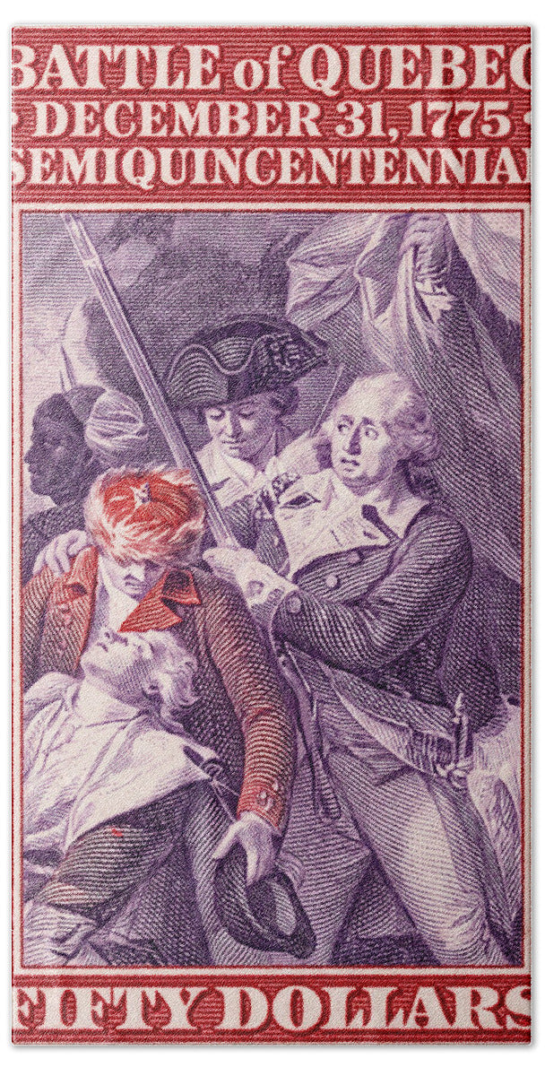 Battle of Quebec $50 - Bath Towel
