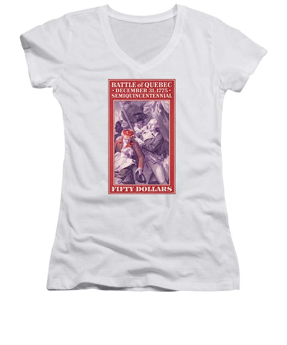 Battle of Quebec $50 - Women's V-Neck