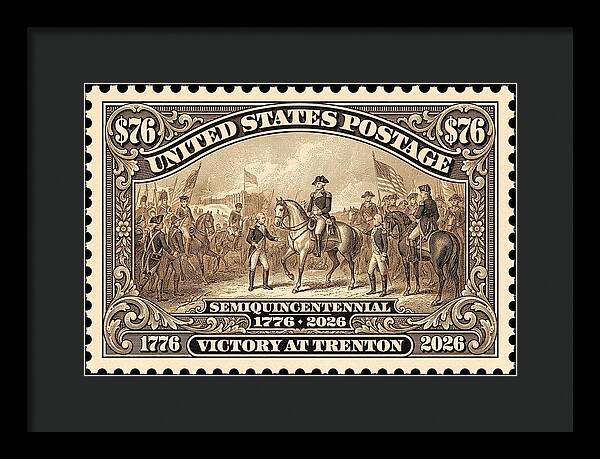 Battle of Trenton $76 - Framed Print